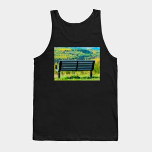 Bench with a view illustration. Tank Top